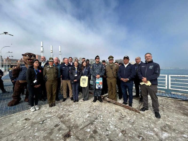 Autoridades realizan fiscalización conjunta en Caleta Portales previo a Semana Santa